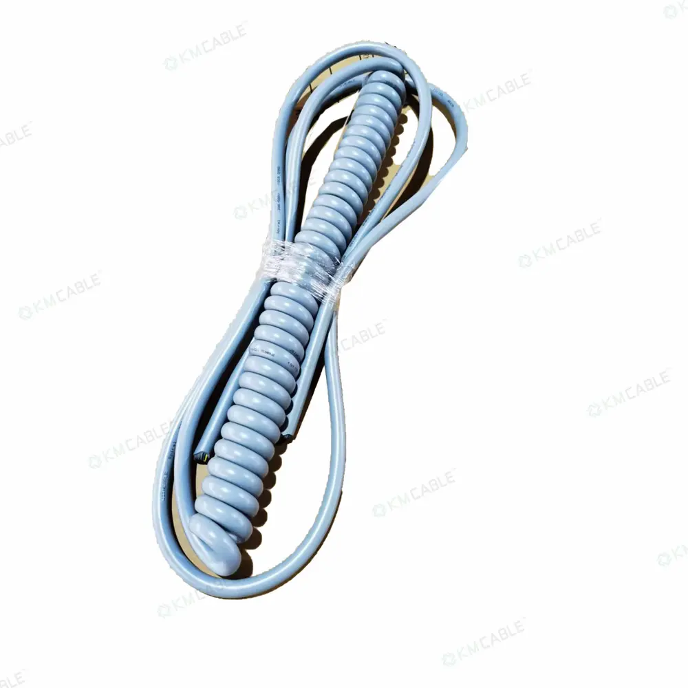 LED connector 3*0.25 spiral cable, consumer electronics small 2 3 4 5 core 0.3mm coil cable