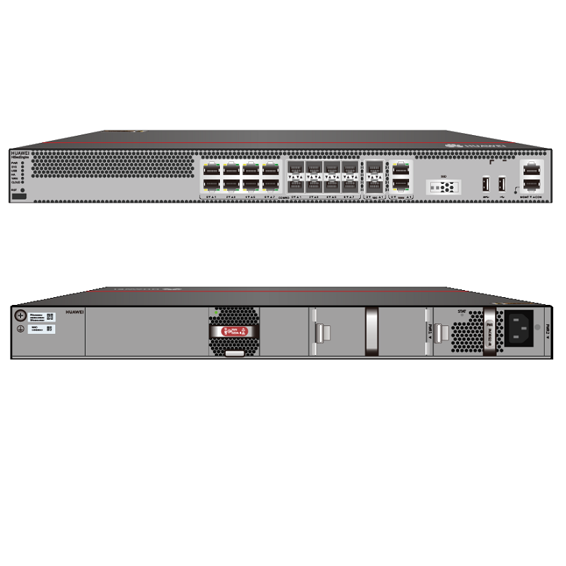 Enterprise-класса брандмауэры USG6525E-AC USG6525E AC хост (2 GE WAN + 8 * GE комбо + 2 * 10GE для программирования в производственных условиях +,1 питания переменного тока)
