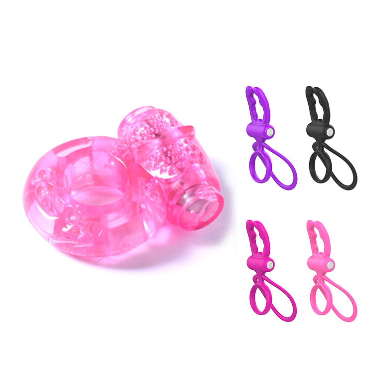 Hot! Cock Penis Ring Vibrator Silicone Rubber Male Products Strong Vibration Delay Ejaculation Cock Ring For Men Adult Sex ToyS