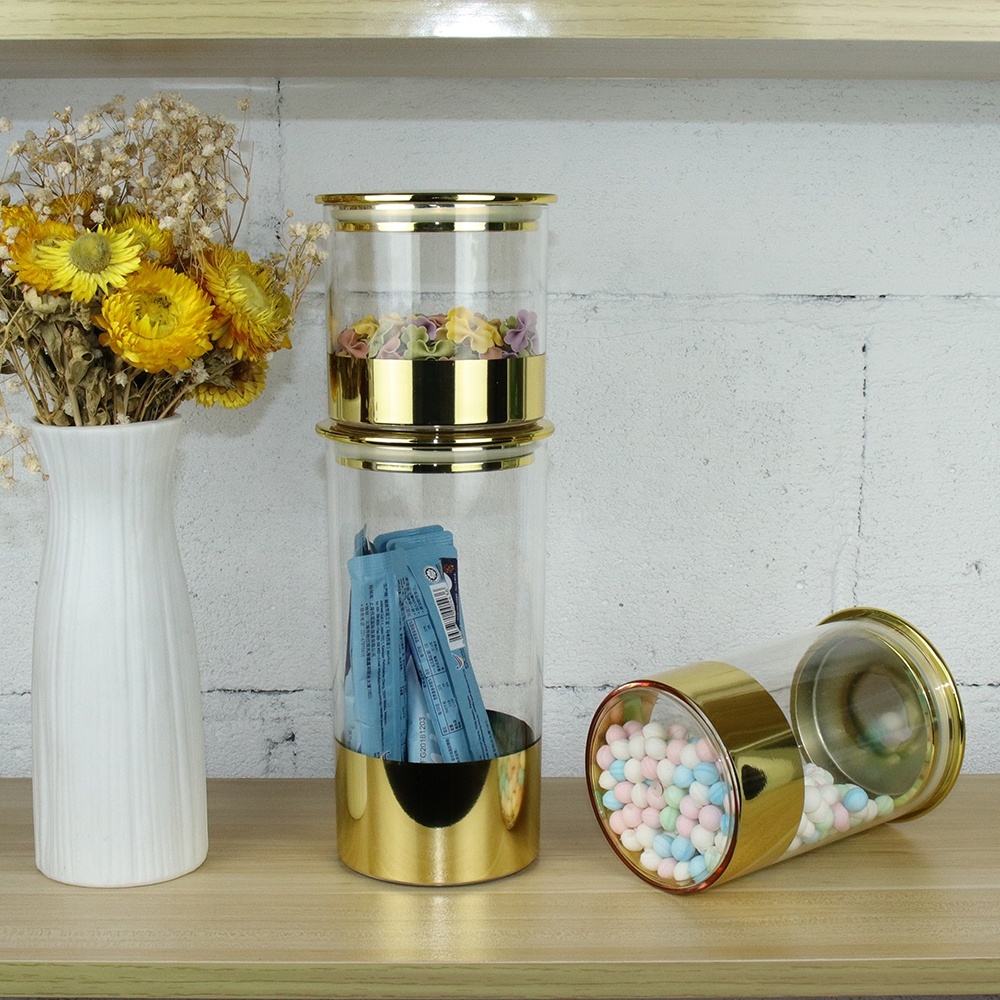 ASM-6014 Acrylic Storage Container Airtight Jar Plastic Food Storage Containers Set
