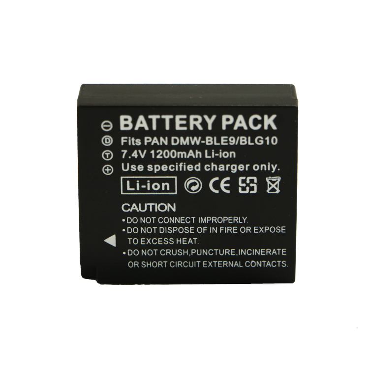 7,4 V 1200 мА/ч, черный подходит для цифрового фотоаппарата Panasonic DMW-BLE19 камера Литий-ионная аккумуляторная батарея DMW-BLE9E батарея BLG10E