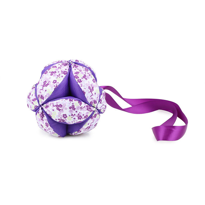 Baby inactive hand grasp plush stuffed soft ball bed hanging ball cloth ball for stroller