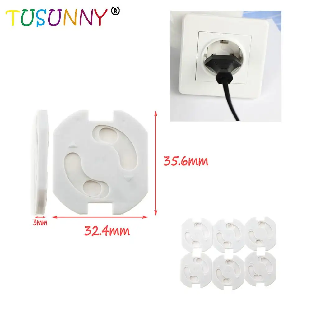 Childproof Plug Socket Covers Baby Safety Outlet Plug Socket Cover