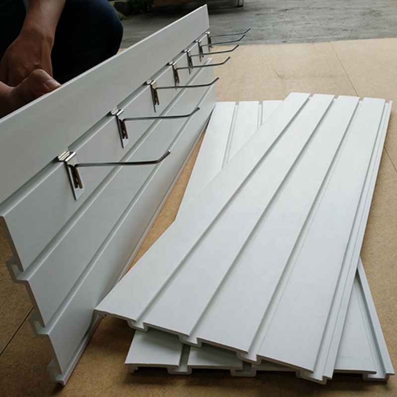 96 "x 12" склад дисплей ПВХ slatwall для гаражного хранения