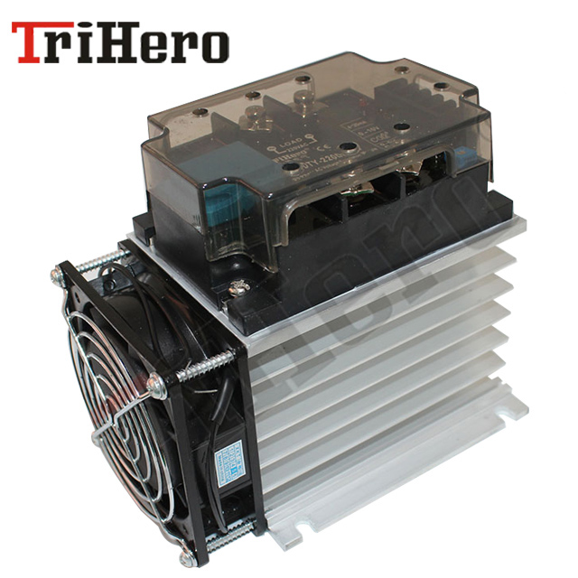 Однофазный стабилизатор напряжения Trihero, силовой регулятор напряжения 75 а, регулятор переключения фазы