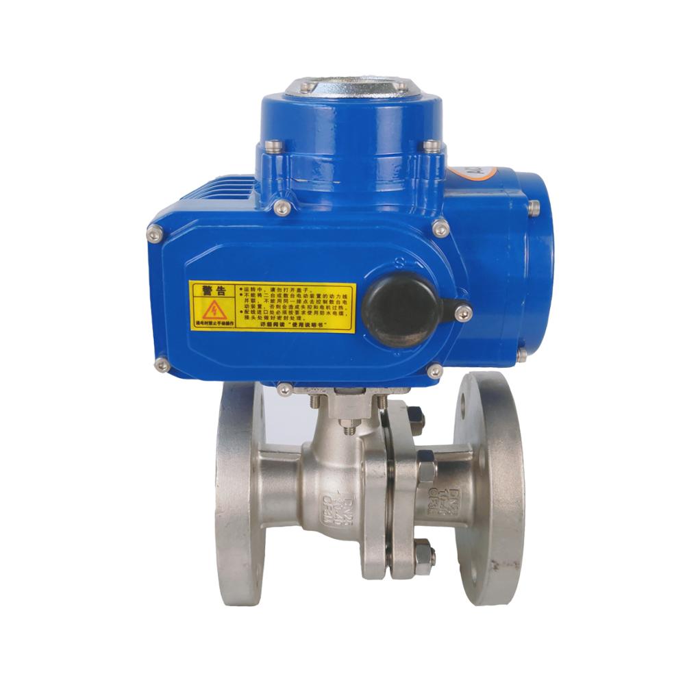 DN25 flange ball valve mini electric actuator