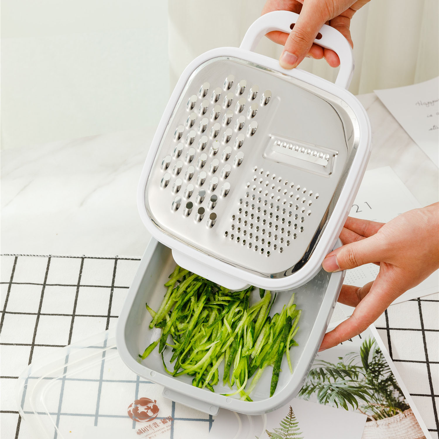Kitchen set Multi Practical vegetable cutter fruit chopper slicer cutting tool manual online vegetable cutter with box