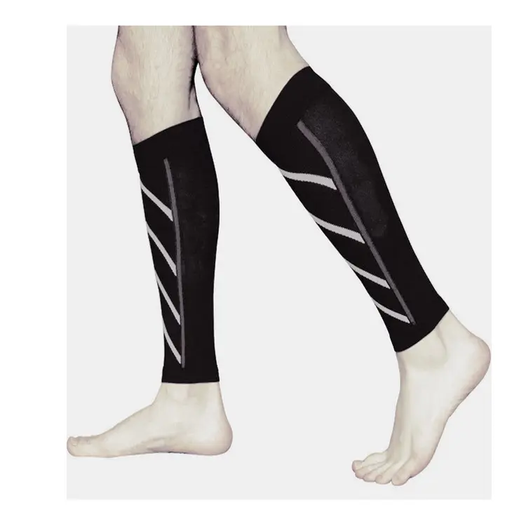 Leg Sleeves Wholesale Breathable Adjustable Sports Calf Compression Shin Leg Support Sleeve