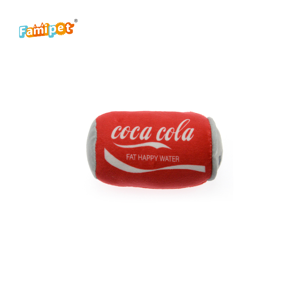 Lunch Set Cola Coke Avocado Sandwich Tug Nylon Stuffed Squeaky Custom Soft Plush Dog Toy
