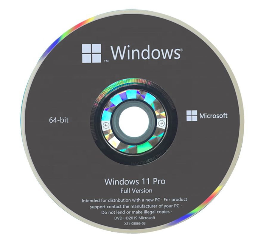 Windows Professional 11/10 DVD ,Office 2021/2019 CD, программное обеспечение для сервера DVD