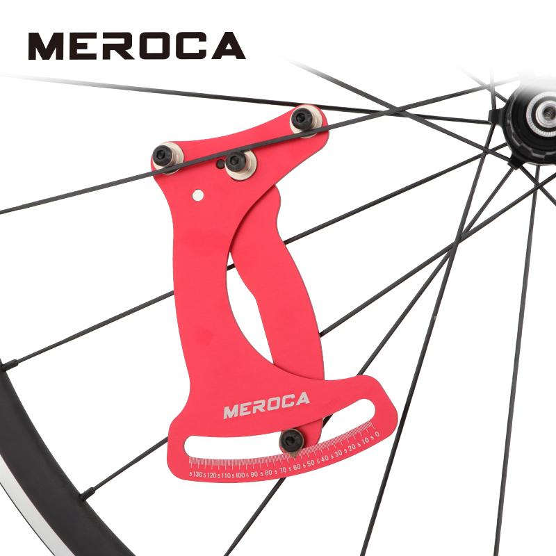 MEROCA Bicycle Spoke Tensiometer Indicator Bike Spoke Tension Wheel Builders Tool Bicycle Spoke Repair Tool