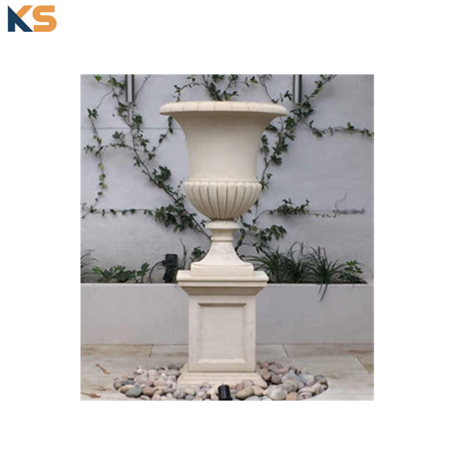 GRC FRP GRP Cast Stone Pedestal Pinth Urbino Vase Flower Pot Adam Urns Planter