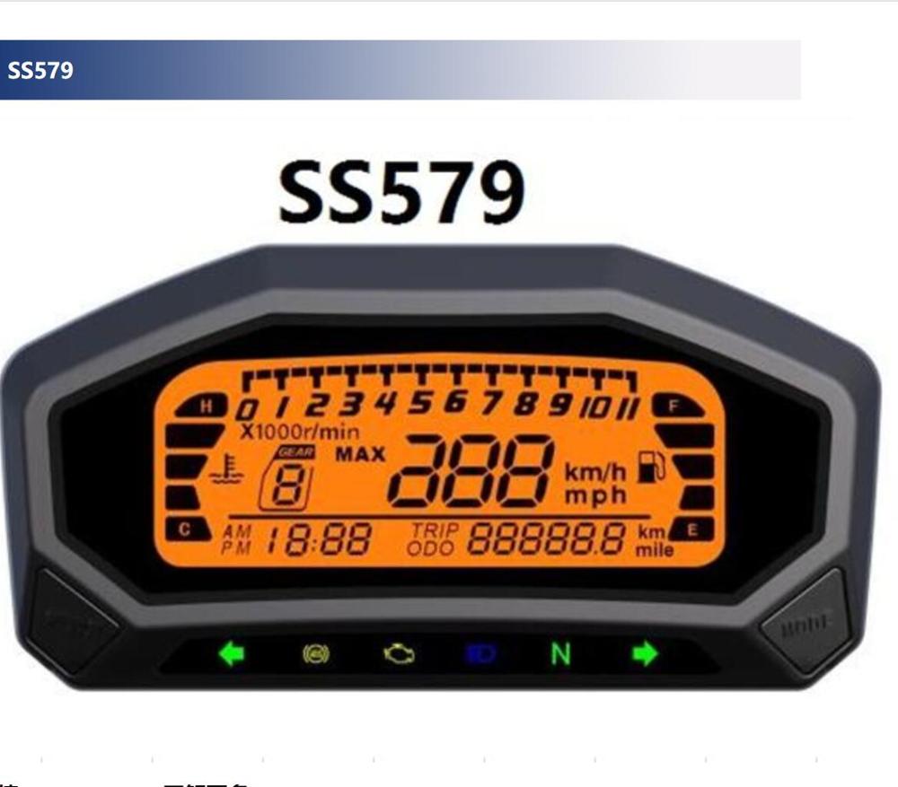 Счетчик мотоцикла SS579 цифровой, многофункциональный дисплей