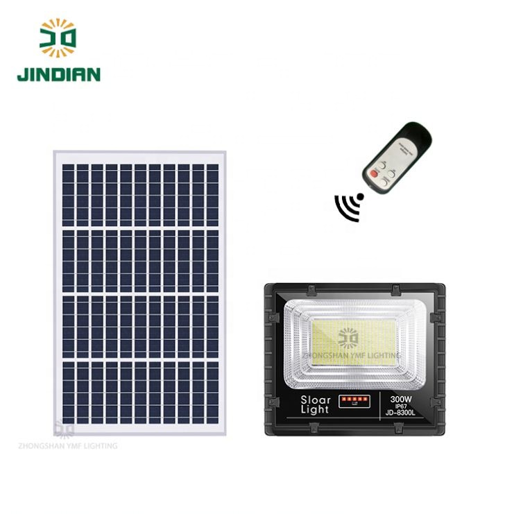 JD China Energy Saving IP67 18AH solar flood light 60w