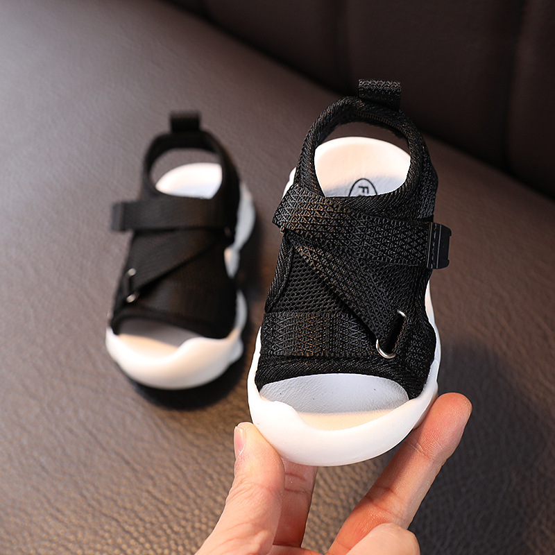 Infant Toddler Shoes Baby Girls Boys Slippers Non-Slip Breathable High Quality Kids Anti-collision Sandals
