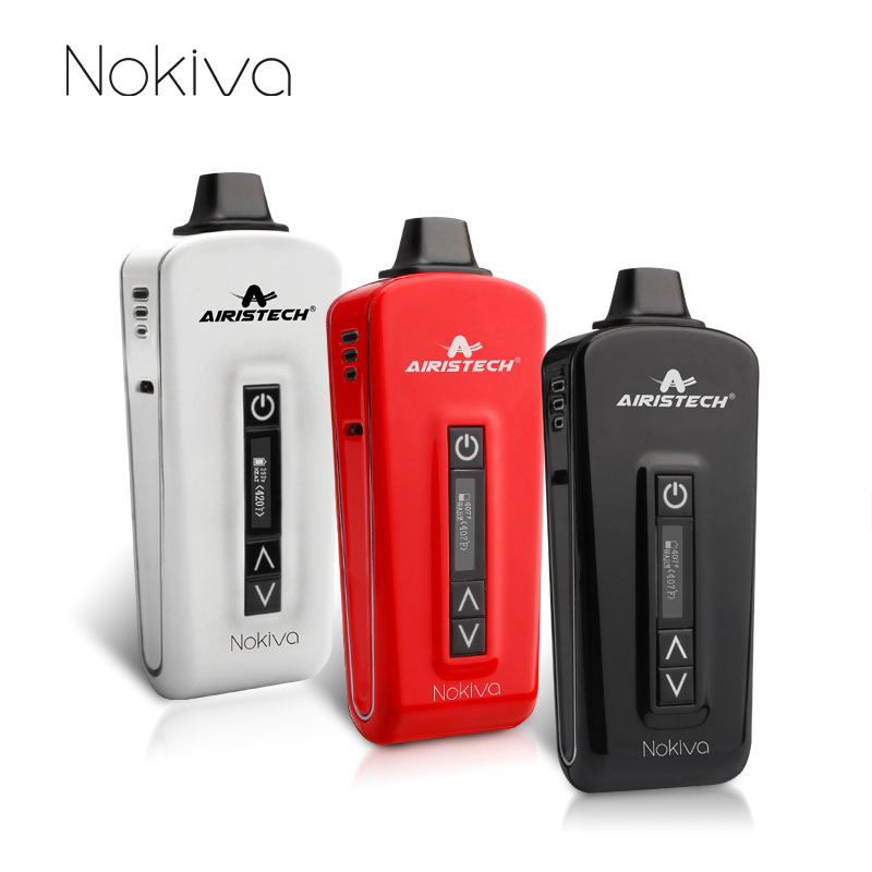 Airistech Nokiva 2200 мАч литиевая ионная батарея Портативный испаритель для сухих трав OLED керамическая нагревательная камера пара