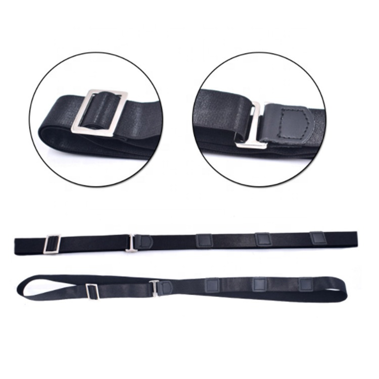 Easy Non-slip Wrinkle-Proof Locking Near Strap Holder Women Men Adjustable Belt Shirt Stays