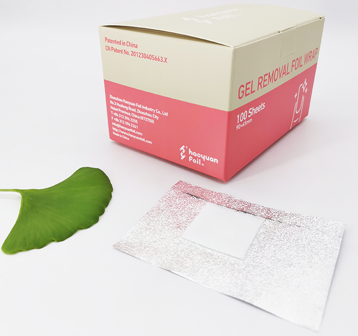 Китайское производство под заказ, упаковка для ногтей Soak Off Гель лак для ногтей УФ-гель для снятия фольги обертывания