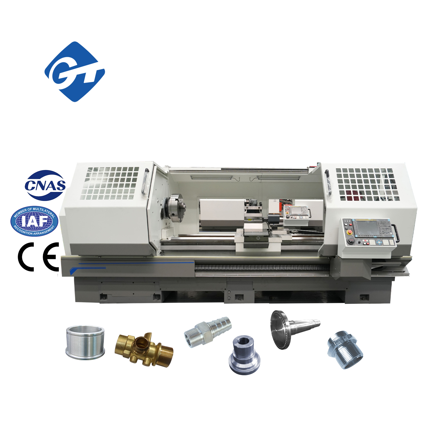 GT DMTG CK6180 China Cnc Lathe Machine Torno Cnc Metal Lathe Cnc Horizontal Lathe