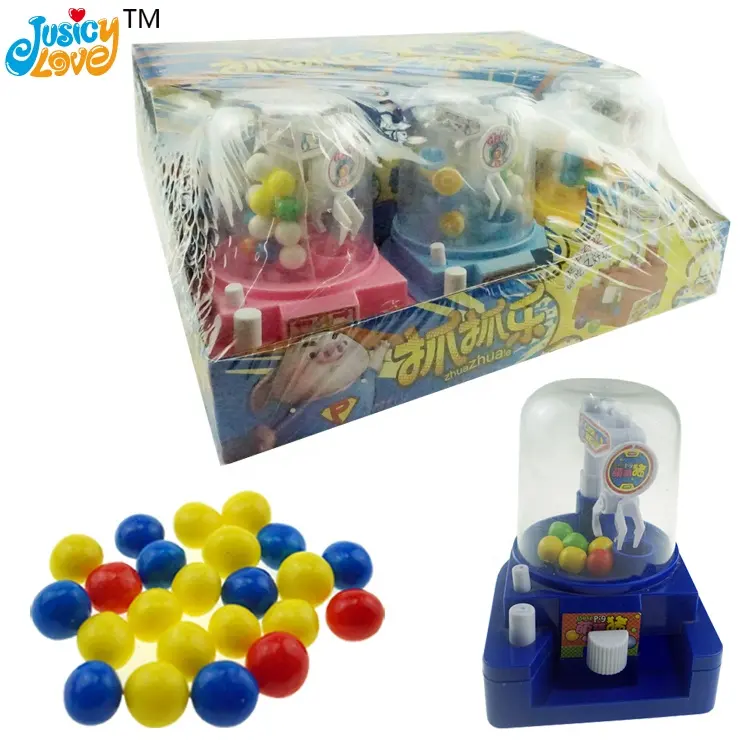 High Quality Catch Game Candy Machine Toy Candy Bubble Gum Vending Machine