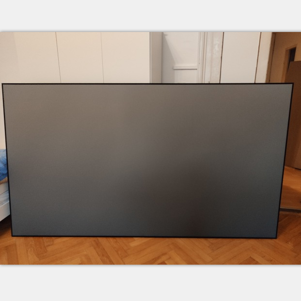 120 "16:9 pet лучшее качество 120 дюймов alr для лазерный проектор рассеянный свет отклонения проекционный экран