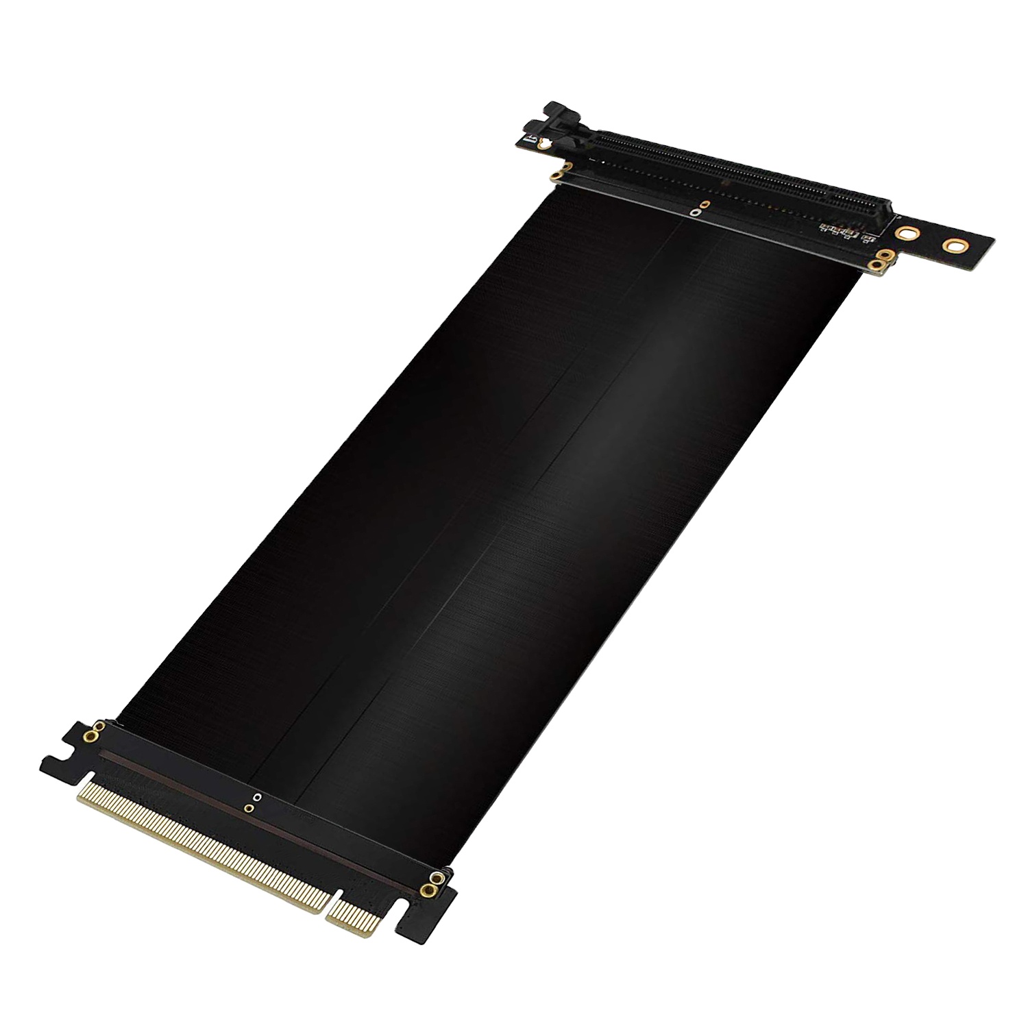AsiaHorse Новинка PCIE 3,0 16x высокоскоростной гибкий удлинитель переходник кабельная карта удлинитель адаптер 200 мм (угол 90 градусов черный)