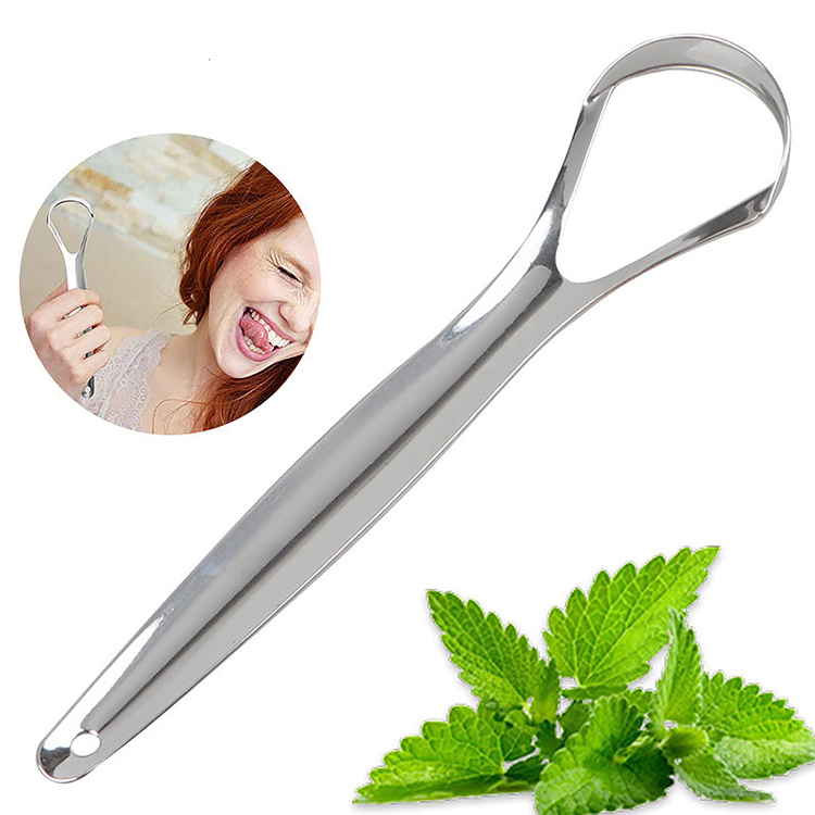 Factory Directly Provide hot sale tongue cleaner oral care private label tongue scraper copper