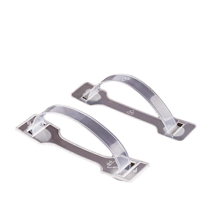 Factory direct sales PVC transparent carton handle gift box handle packaging handle