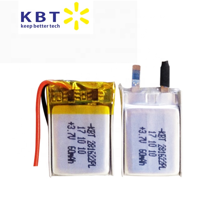281622 батарея 60mAh 3,7 v литий-ионная аккумуляторная батарея