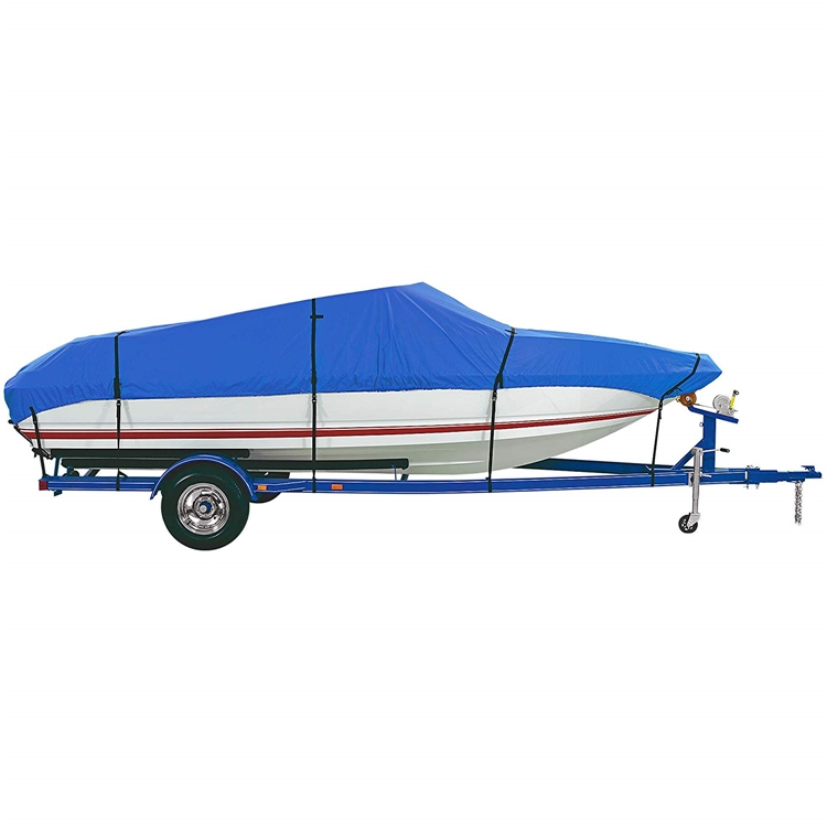 300D Oxford Fabric Fish Ski V-Hull Boat Protector Trailerable Waterproof Boat Cover Classic Accessories