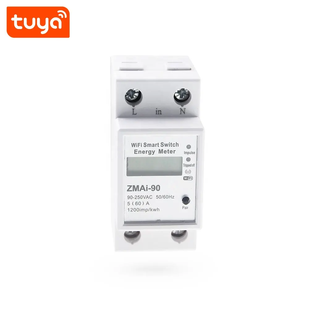 2023 Горячая продажа Tuya Smart WiFi переключатель счетчика энергии PST-ZMAi-90