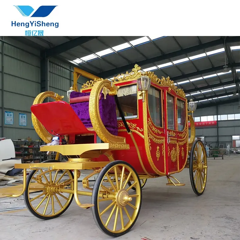 OEM special transportation Royal Horse Drawn Carriage/ Classical comfortable electric horse carriage/horse buggy
