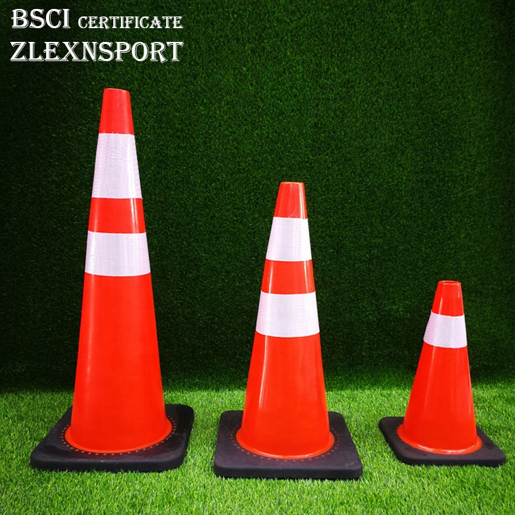 17.3"flexible safety pvc traffic road cone