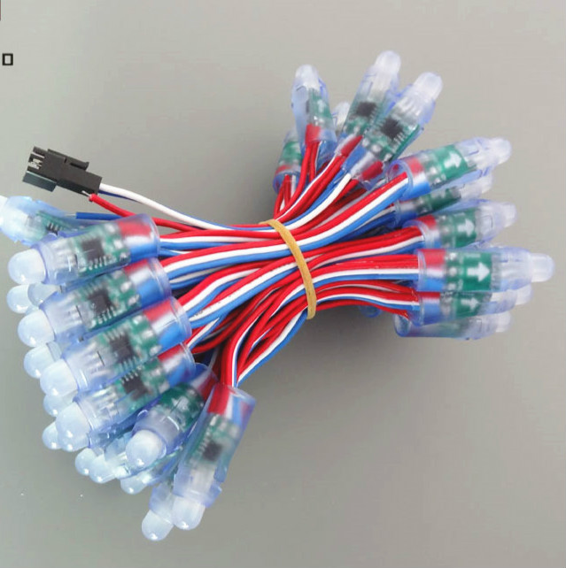 Рождество 12 мм WS2811 Светодиодные пиксели IP67 цифровой RGB светодиодный пиксельный светильник