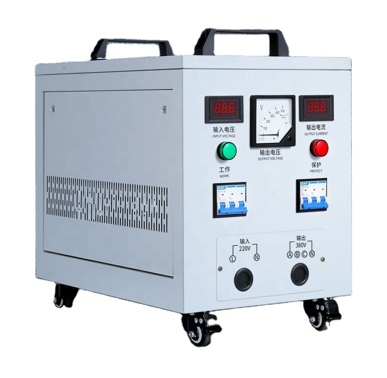 20KW вход 220V выход 380V преобразователь Чистая синусоида выход RSTC-20KW одиночной фазы к трем фазам Преобразователь мощности трансформатора
