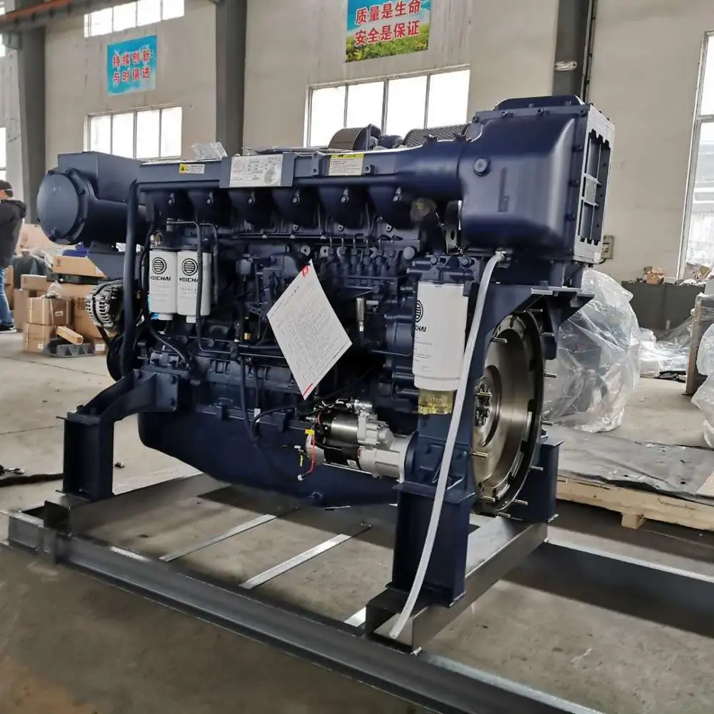 Low Price 1800rpm 400HP Weichai Marine Engine With Advance Gearbox WP12C400-18
