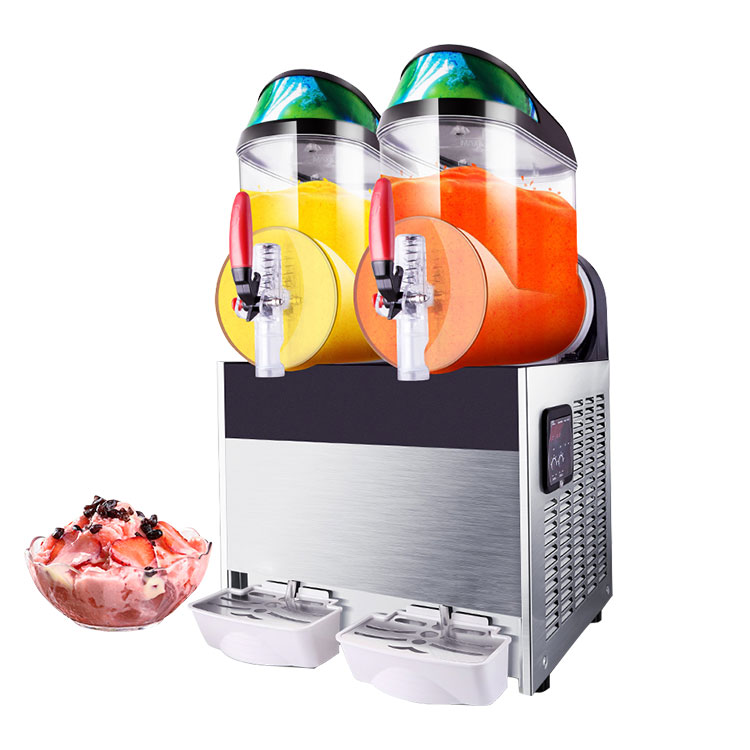 JAHWA cheap wholesale large capacity 10L XRJ10L 2Tank juice ice frozen drink ice slush machine