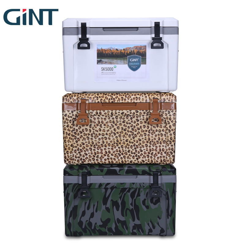 GINT 50L Hot Selling New Design 5 Days Insulated Plastic Ice Cooler Box