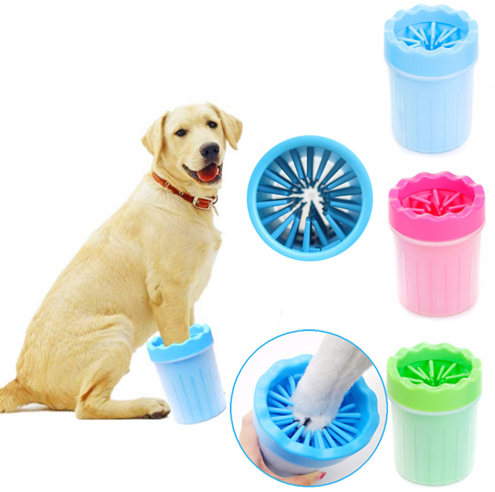Detachable Portable Pet Dog Foot Washing Cup Pet Dog Paw Washer Pet Feet Cleaner For Dogs