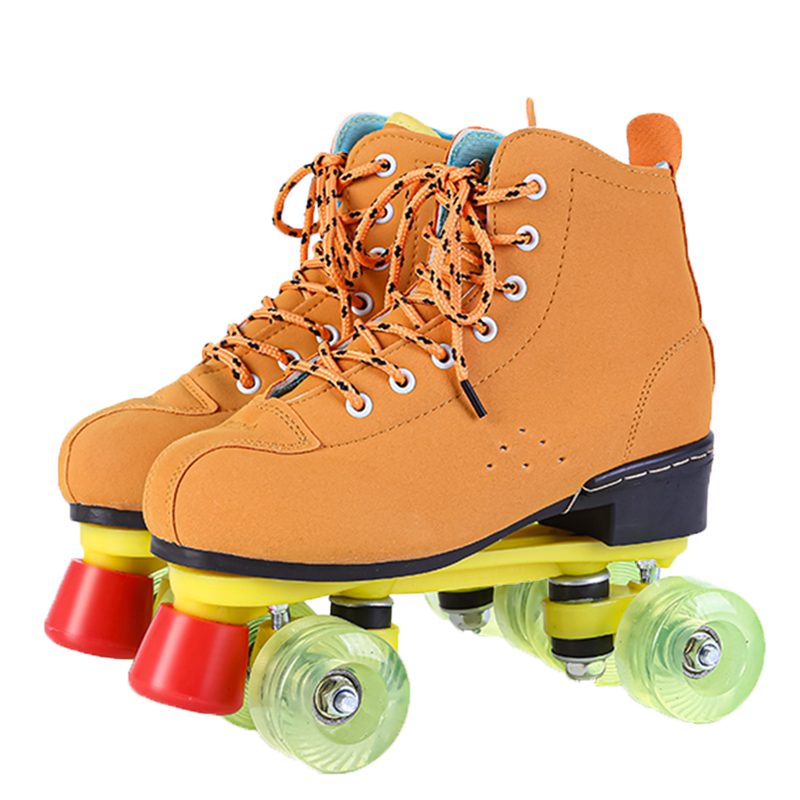 Factory Supply Cheap Four Wheels Adjustable High Quality Inline Skate Shoes Black Summer Red Winter Cotton Blue OEM Spring PVC