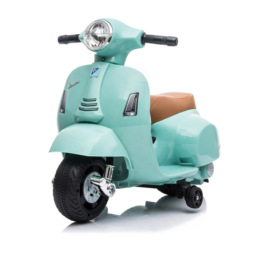 Новинка 2020 лицензированный Электрический мотоцикл Vespa для катания на велосипеде для детей мотоцикл с аккумулятором
