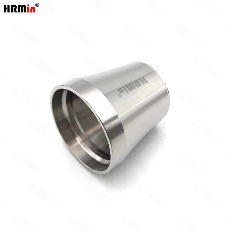 Gr.5 Titanium Ti-6Al-4V Bike Bicycle CNC Machining Turning Custom Spare Parts Welded Reducer Pipe Connection Concentric Reducer