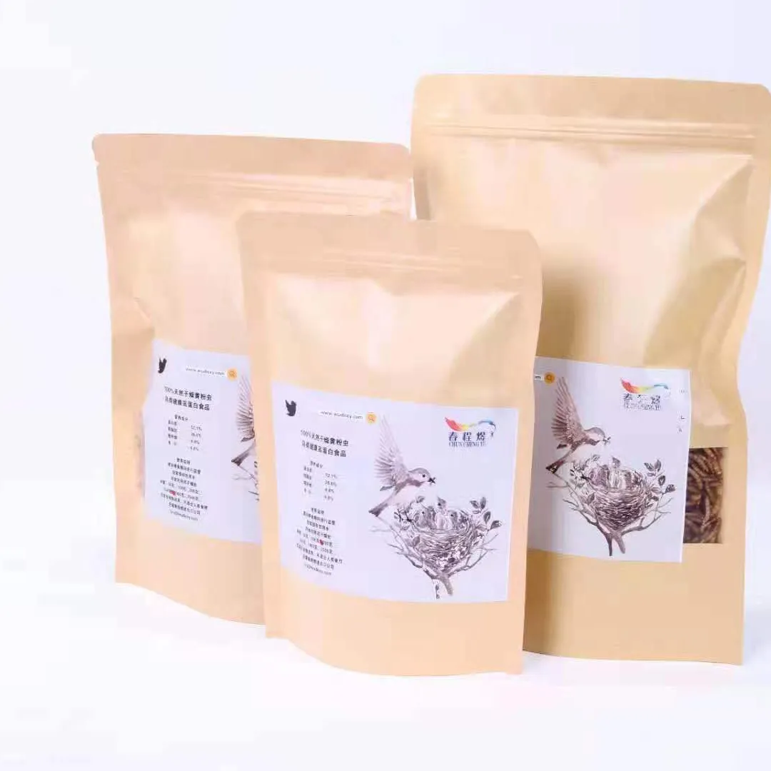 Дикая ферма, порода, сушеная кормушка, Mealworm, белок Mealworm для птиц, змей