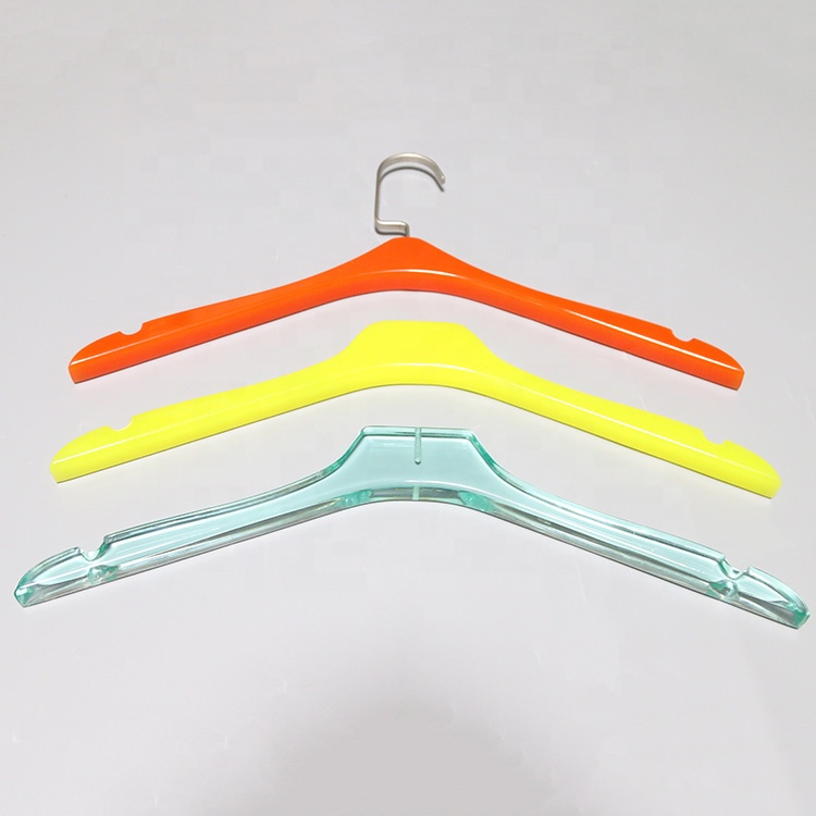 Разноцветная акриловая вешалка для одежды Lucite, персонализированная вешалка для одежды со сменным поворотным крючком