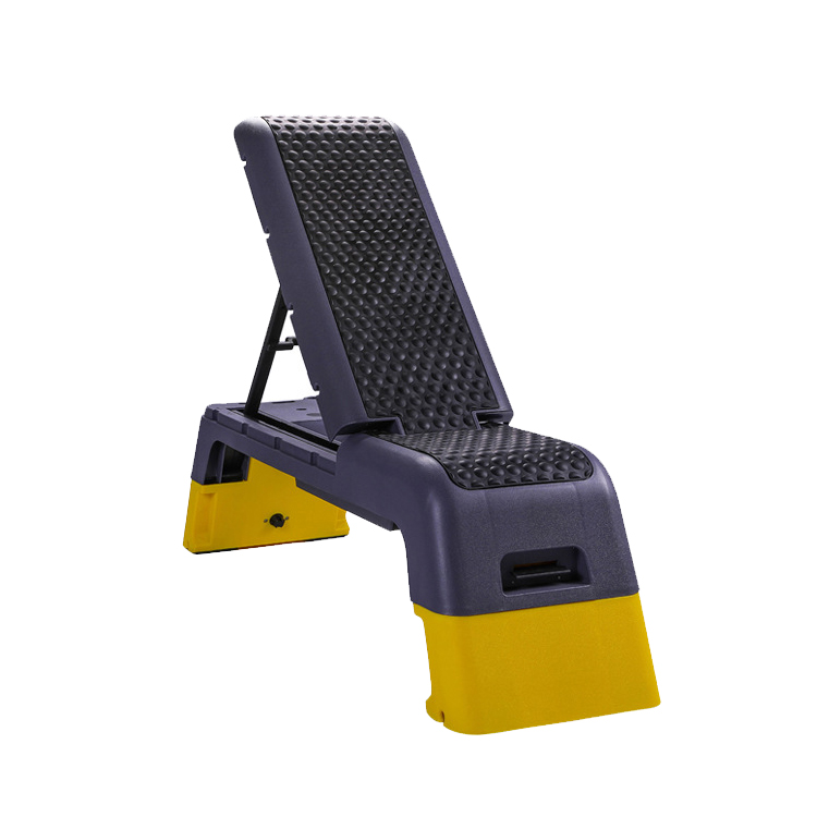 Multifunctional equipment adjustable height aerobic deck step board bench