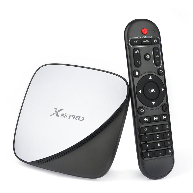 Оптом RK3318 2,4G 5G Wifi X88 pro Быстрый воспроизведение Android TV Box 32gb