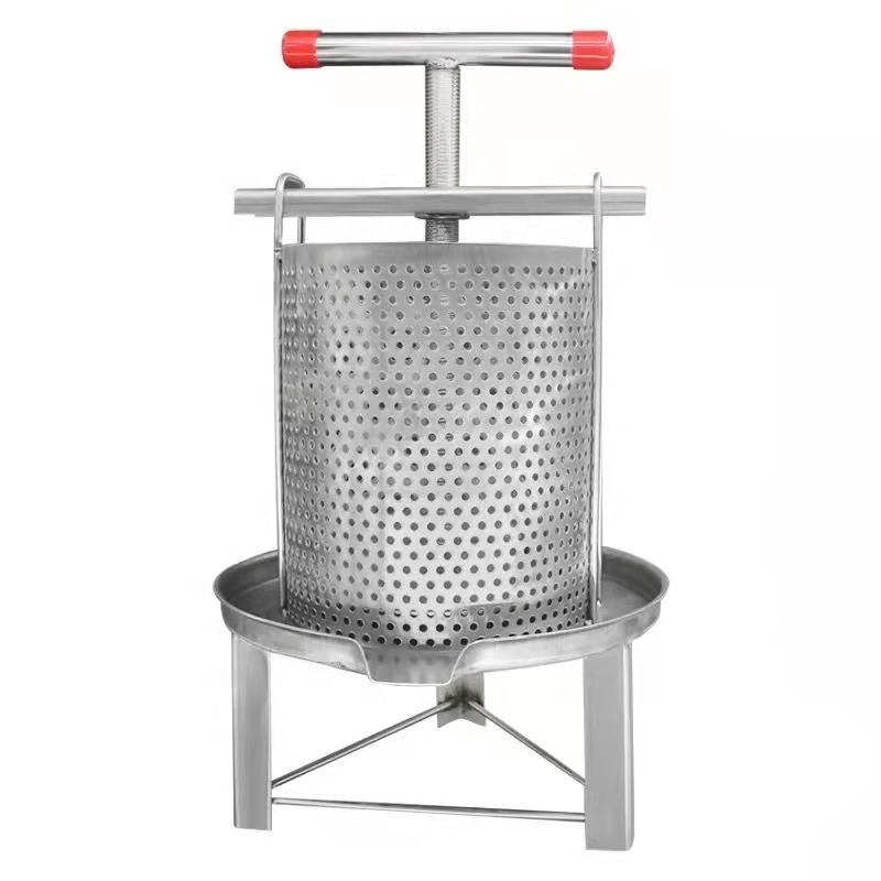 304 SS Wax press /Honey press machine for taking nateral honey, add Nylon Honey strainer