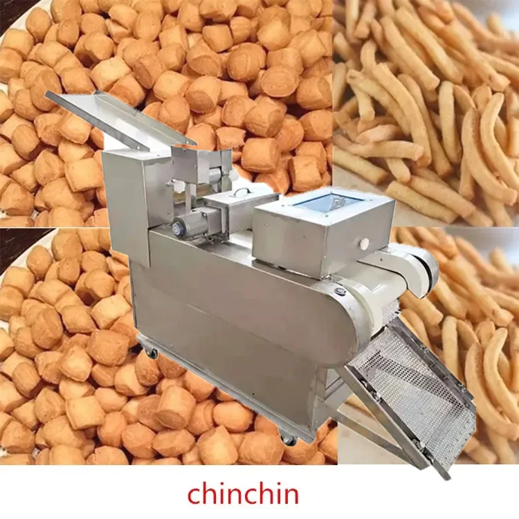Small Automatic Chinchin Production Line Chin Chin Making Equipment Snacks Making Chinchin Cutting Machine