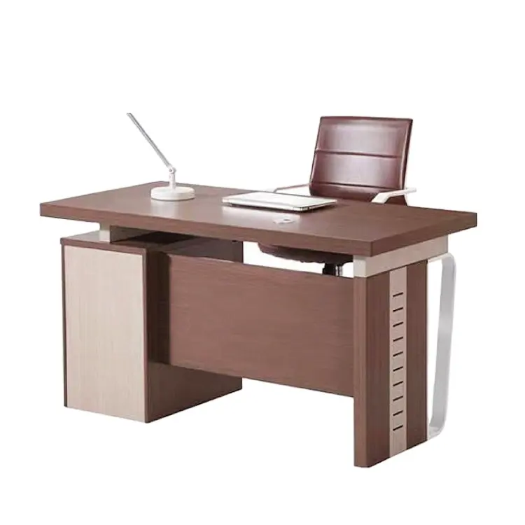Ekintop popular modern small office table desk furniture home executive office desk with drawers