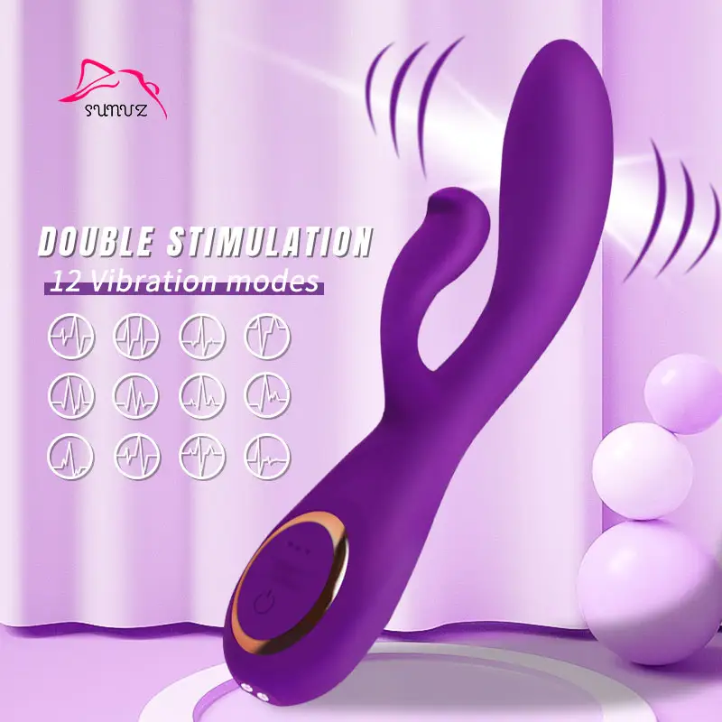 Sunfoo Sex Toys G Spot Dildo Vibrator Rabbit Clitoral Female Rabbit Vibrator For Women G Spot Stimulator Vibrator Rabbit